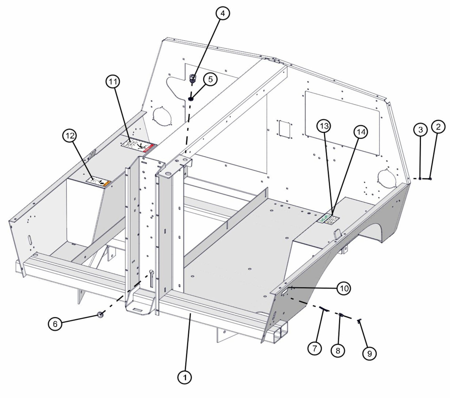 Frame Assembly Parts for Maxi-Lite FCS AS3000 (0001MXL10 TO 9999MXL13) by Allmand