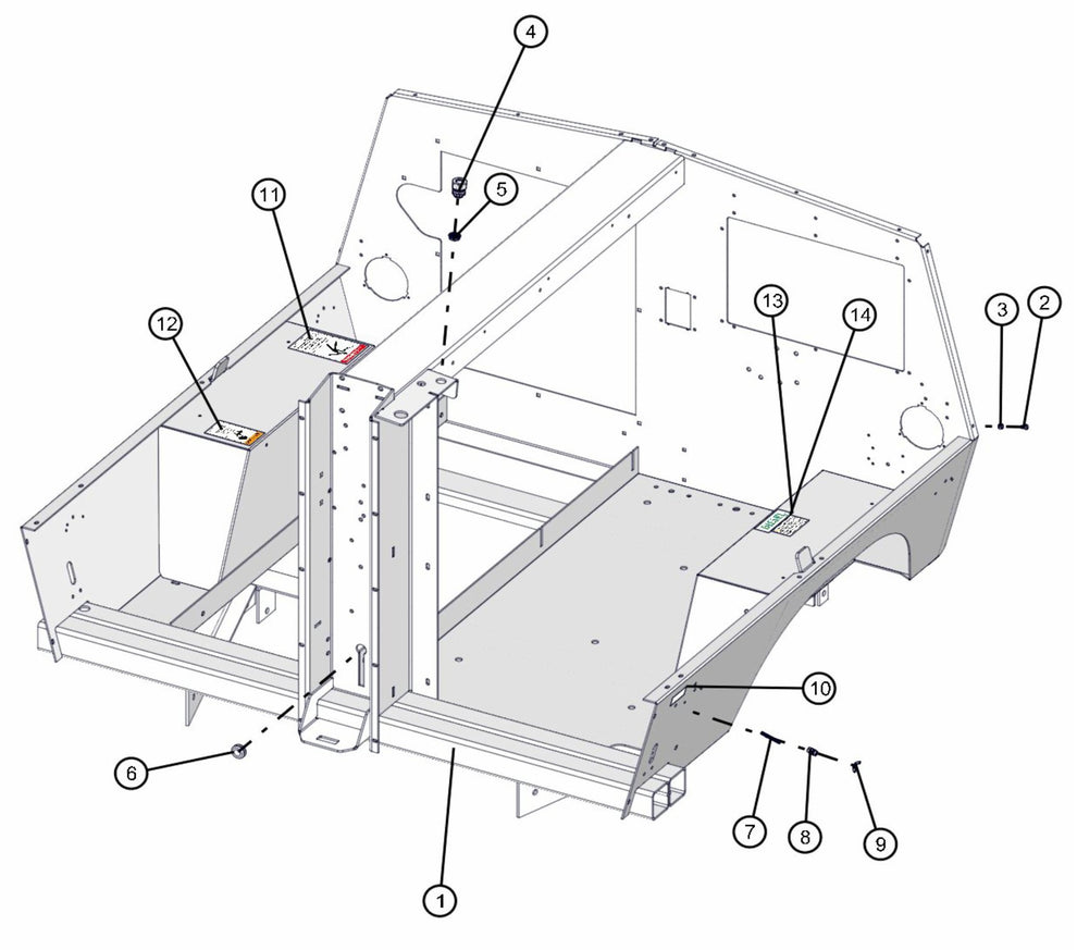 Frame Assembly Parts for Maxi-Lite FCS AS3000 (0001MXL10 TO 9999MXL13) by Allmand
