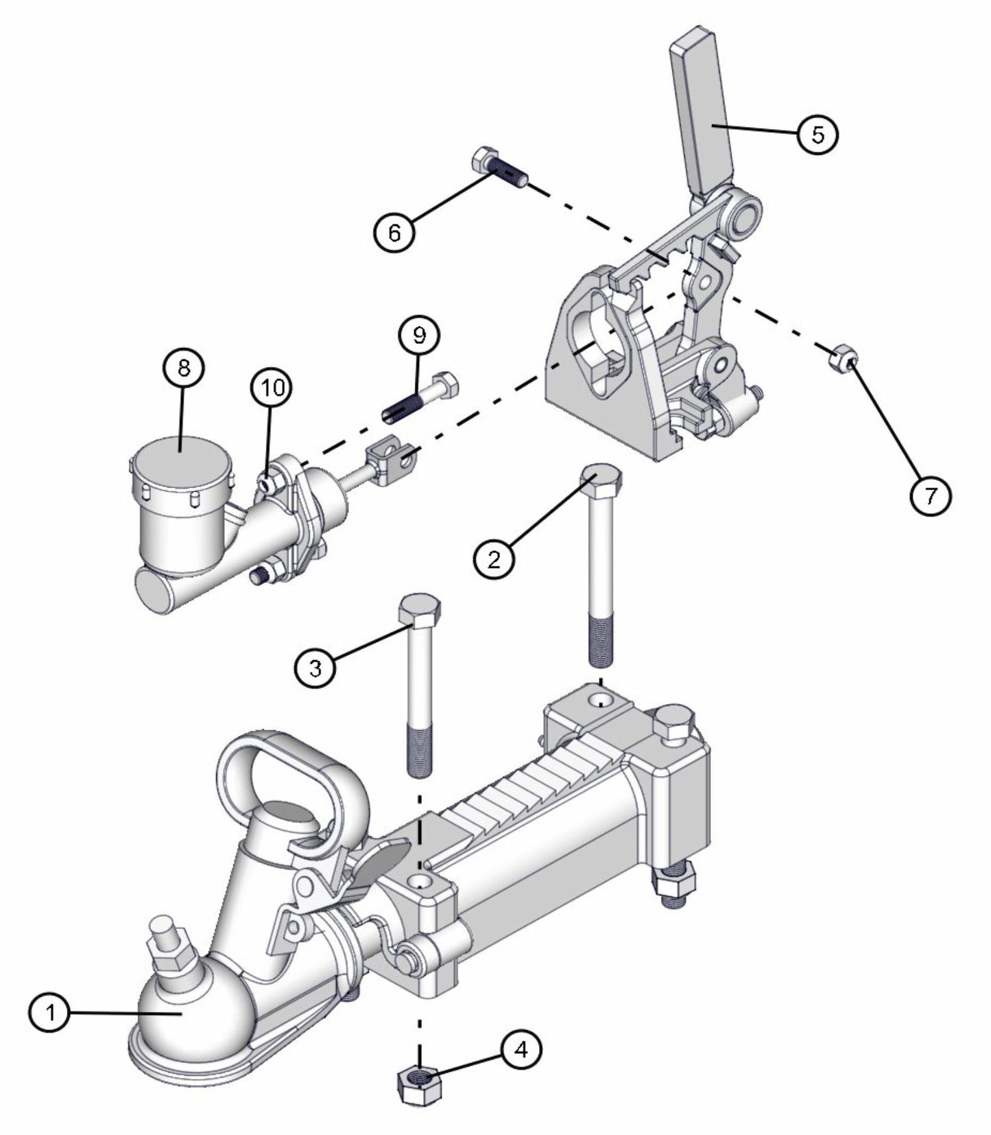 Coupling Assembly Parts for Maxi-Lite FCS AS3000 (0001MXL10 TO 9999MXL13) by Allmand