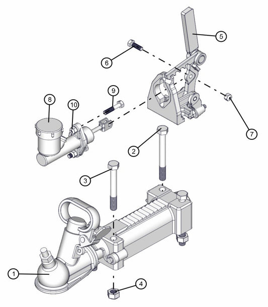 Coupling Assembly Parts for Maxi-Lite FCS AS3000 (0001MXL10 TO 9999MXL13) by Allmand