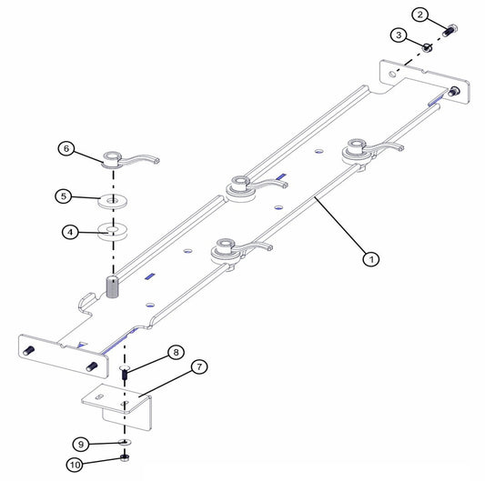 Inside Light Storage Assembly Parts for Maxi-Lite FCS AS3000 (0001MXL10 TO 9999MXL13) by Allmand