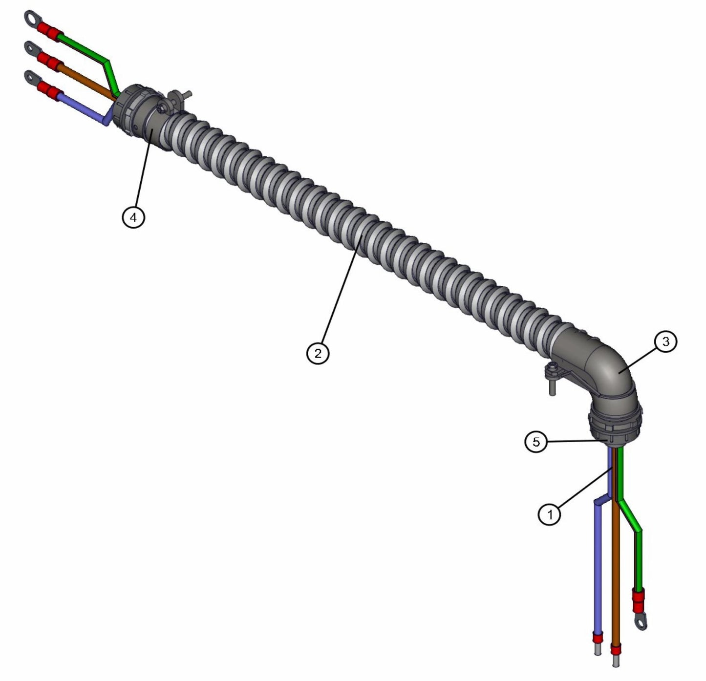 Generator Cord Assembly Parts for Maxi-Lite FCS AS3000 (0001MXL10 TO 9999MXL13) by Allmand