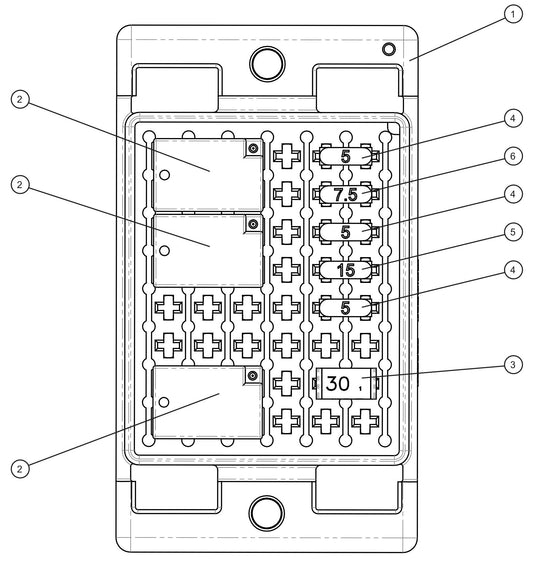 Deep Sea Harness Control Panel Chief PDM Box Assembly Parts for Maxi-Power 8XR Mobile Generator Parts By Allmand