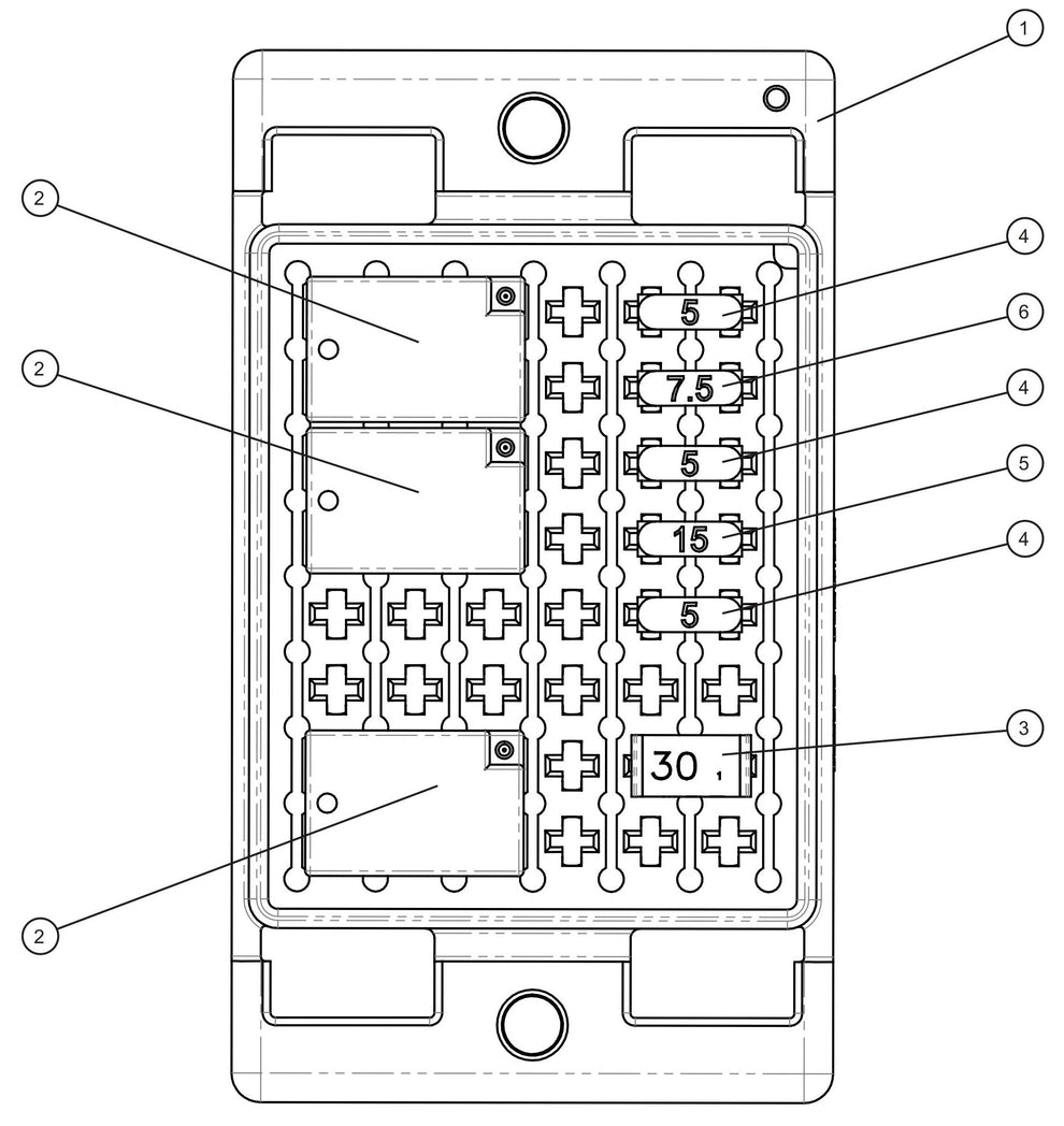 Deep Sea Harness Control Panel Chief PDM Box Assembly Parts for Maxi-Power 8XR Mobile Generator Parts By Allmand
