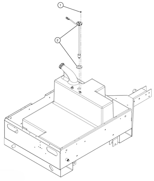 Fuel Sender Assembly Parts for Maxi-Power 8XR Mobile Generator Parts By Allmand