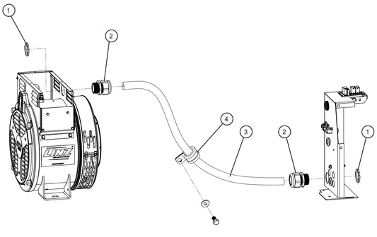 Linz 6/4 Generator Cord Assembly Parts for Maxi-Power 8XR Mobile Generator Parts By Allmand