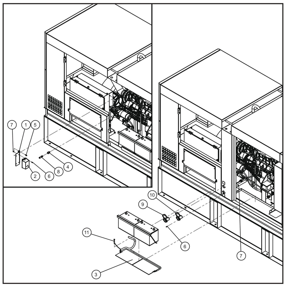 Arctic Package (1 of 2) Assembly Parts for MAXI-POWER 150 (T3) (27-000001 TO 27-000099) by Allmand