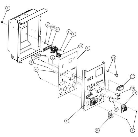 2-30A RV 2-50A RV NEMA Outlet Package Assembly Parts for MAXI-POWER 15XR (MP15XR) (44-000001 TO 44-999999) by Allmand