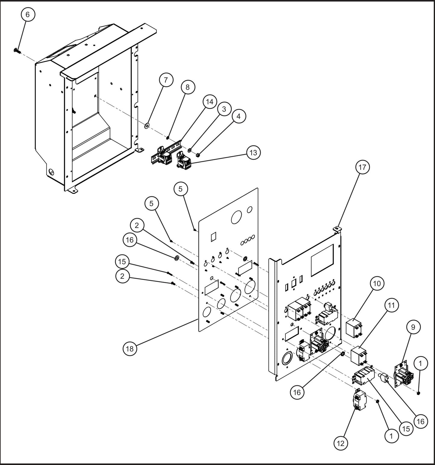2-30A Twistlock 2-50A RV NEMA Outlet Package Assembly Parts for MAXI-POWER 15XR (MP15XR) (44-000001 TO 44-999999) by Allmand