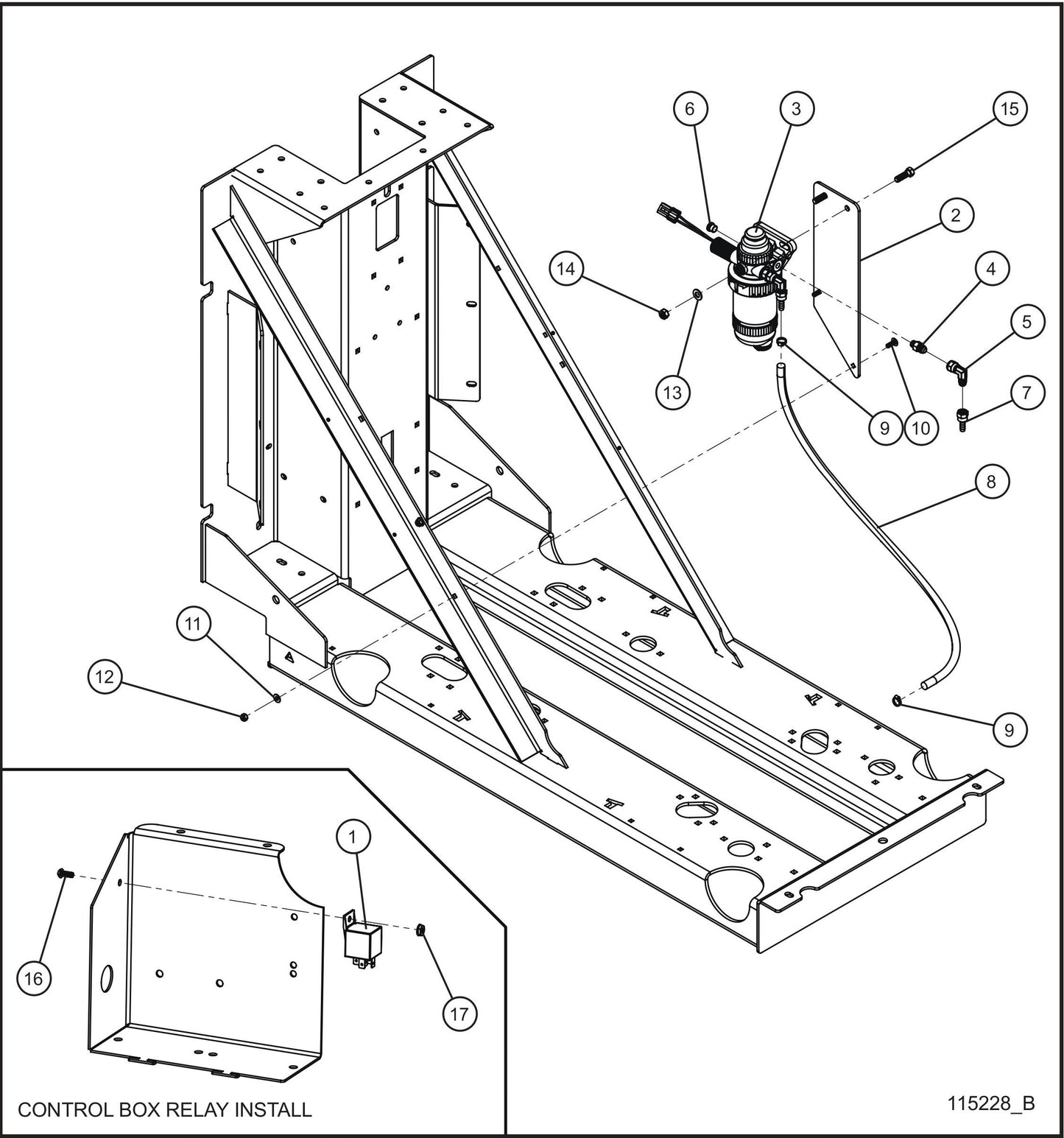 Heated Fuel/Water Separator Assembly Parts for MAXI-POWER 15XR (MP15XR) (44-000001 TO 44-999999) by Allmand