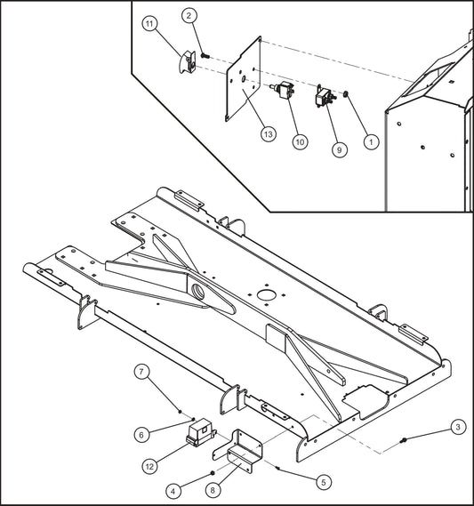 CAT C1.5 Turbo Engine Shocker Group (2 of 2) Assembly Parts for MAXI-POWER 15XR (MP15XR) (44-000001 TO 44-999999) by Allmand