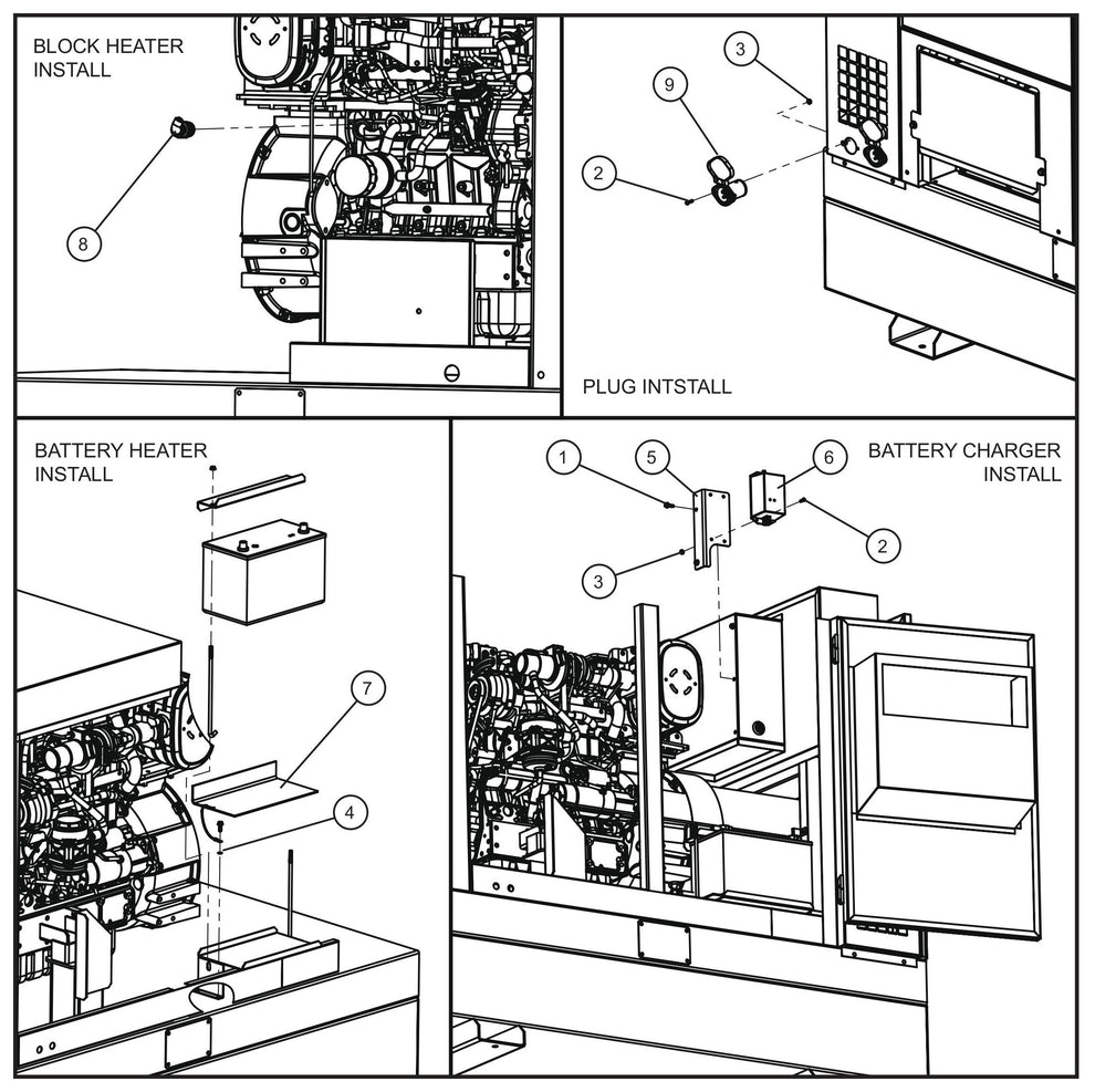 Arctic Package Assembly Parts for MAXI-POWER 65 (ISUZU T3) (24-000001 to 24-000499) by Allmand