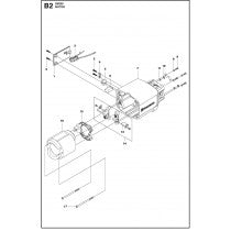 Motor Parts For Core Drill Motors DM 280 By Husqvarna
