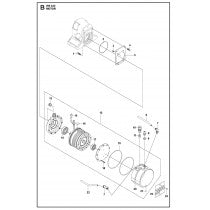 Motor Parts For WS 442 HF By Husqvarna