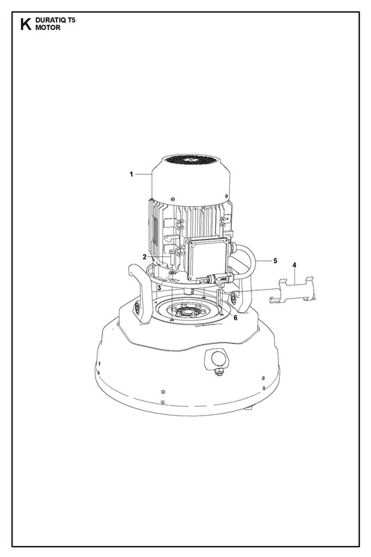 Motor Parts For HTC T5 (4 KW) By Husqvarna