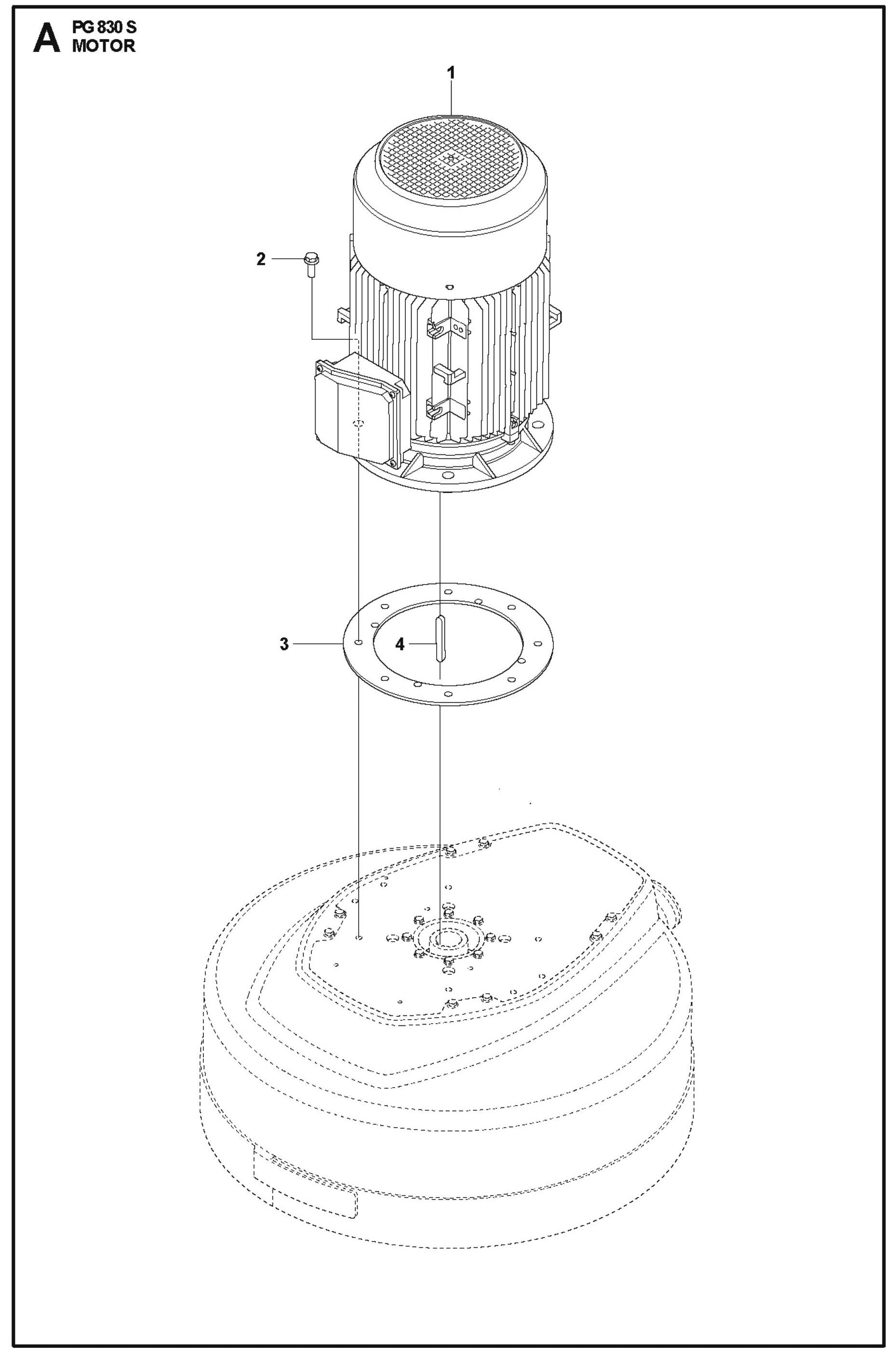 Motor Parts For PG 830 S By Husqvarna