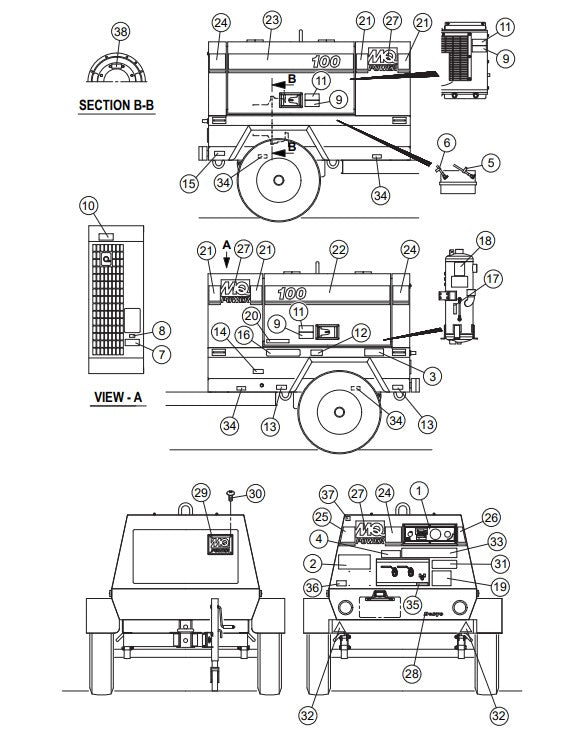 Nameplate And Decals Assembly Parts-DIS100SSK4F KUBOTA D1005-E4B DIESEL ENGINE
