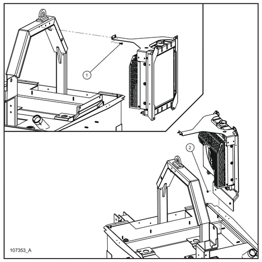 Kubota Engine Assembly Group (3 of 3) Parts for Night Light NL5000 (0001NL500016 TO 9999NL500016) by Allmand