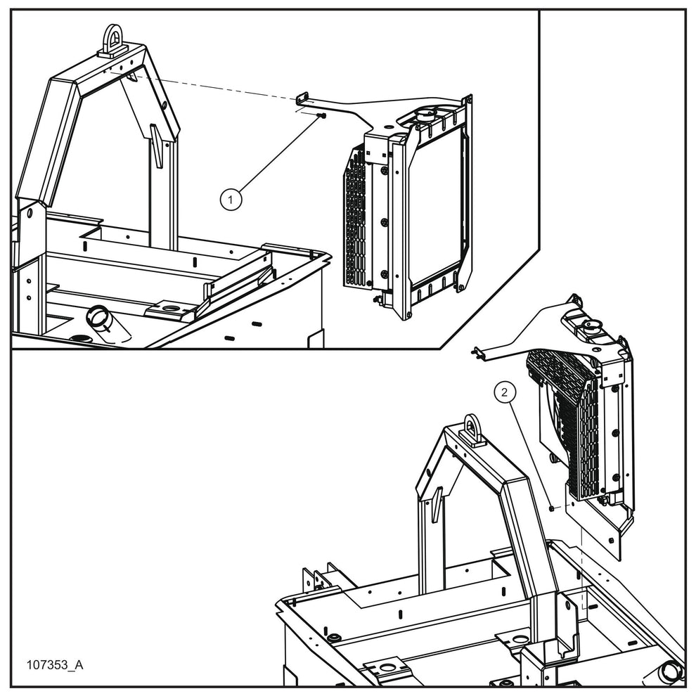 Kubota Engine Assembly Group (3 of 3) Parts for Night Light NL5000 (0001NL500016 TO 9999NL500016) by Allmand