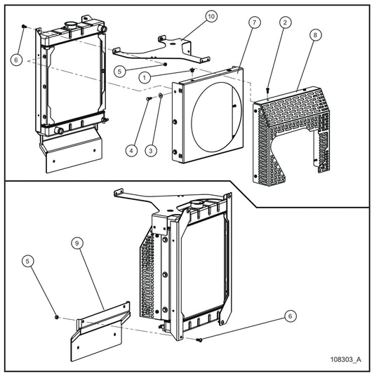 Mitsubishi Engine Assembly Group (3 of 5) Parts for Night Light NL5000 (0001NL500016 TO 9999NL500016) by Allmand