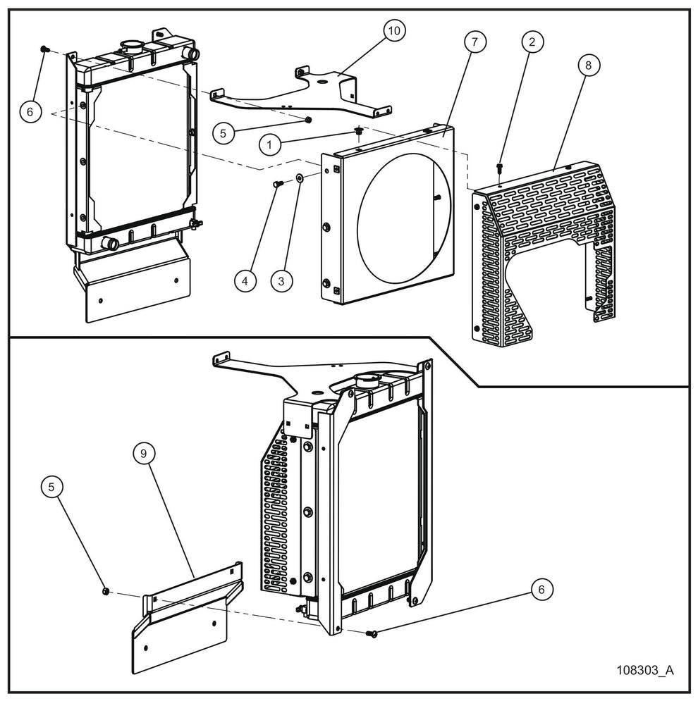 Mitsubishi Engine Assembly Group (3 of 5) Parts for Night Light NL5000 (0001NL500016 TO 9999NL500016) by Allmand
