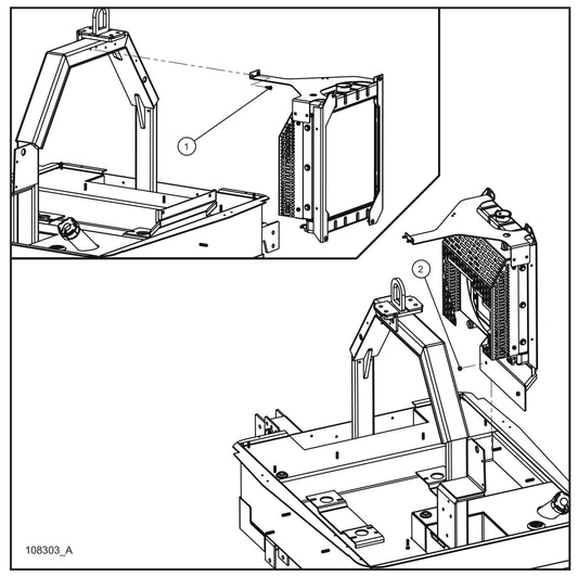 Mitsubishi Engine Assembly Group (4 of 5) Parts for Night Light NL5000 (0001NL500016 TO 9999NL500016) by Allmand