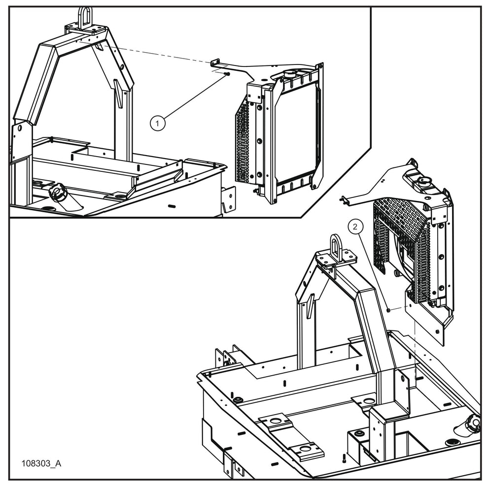 Mitsubishi Engine Assembly Group (4 of 5) Parts for Night Light NL5000 (0001NL500016 TO 9999NL500016) by Allmand