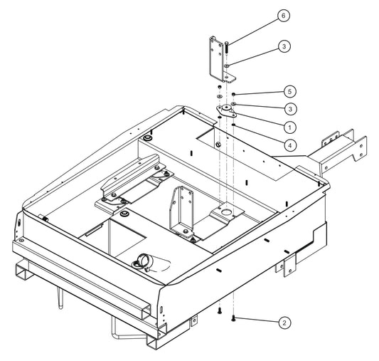 Engine Threaded Isolator Mounts Assembly Parts for Night Light NL5000 (0001NL500016 TO 9999NL500016) by Allmand