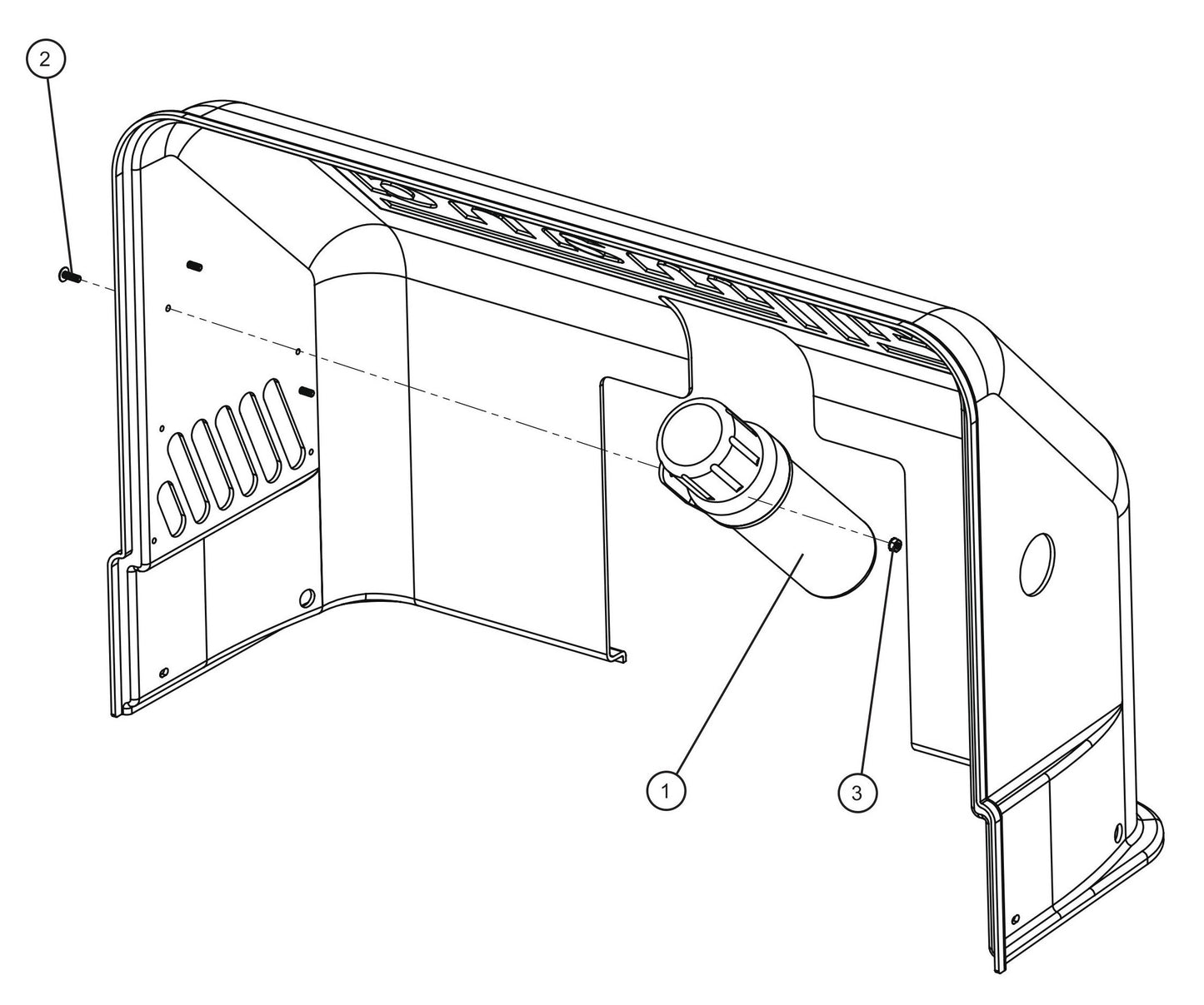 Manual Canister Assembly Parts for Night Light NL5000 (0001NL500016 TO 9999NL500016) by Allmand