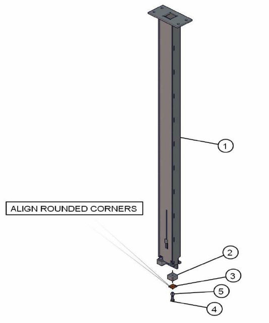 Section 7 Hydraulic Tower Assembly Parts V-Series SE Power Night-Lite Pro (0001PROV10SE TO 9999PROV11SE) by Allmand