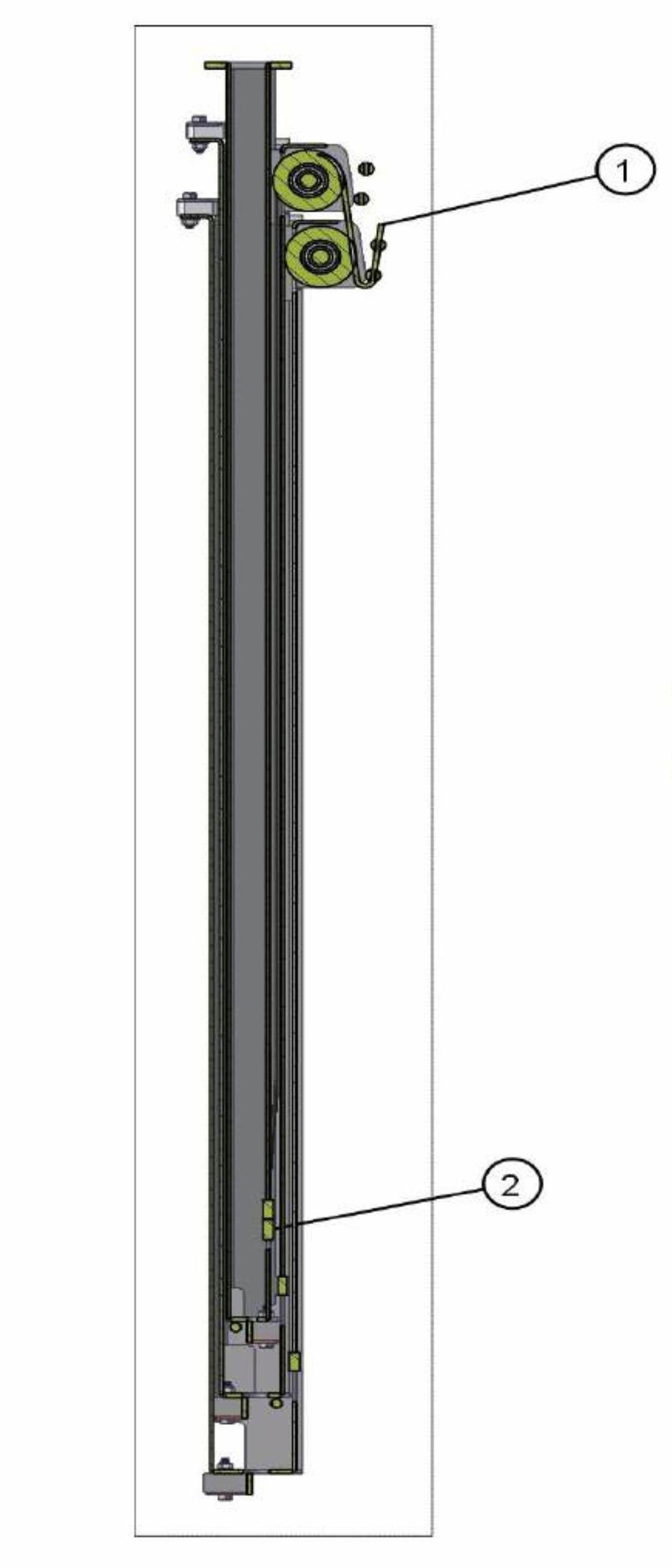 Sections 5-7 Cable Routing Assembly Parts V-Series SE Power Night-Lite Pro (0001PROV10SE TO 9999PROV11SE) by Allmand