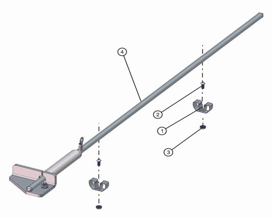 Ground Rod Assembly Parts for Night-Lite Pro Laydown (0001PRO02 TO 9999PRO11) by Allmand