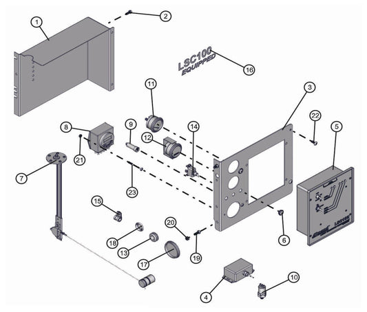 LSC 100 Panel (Option) Assembly Parts for LD-Series 50 & 60Hz Night Light Pro II by Allmand