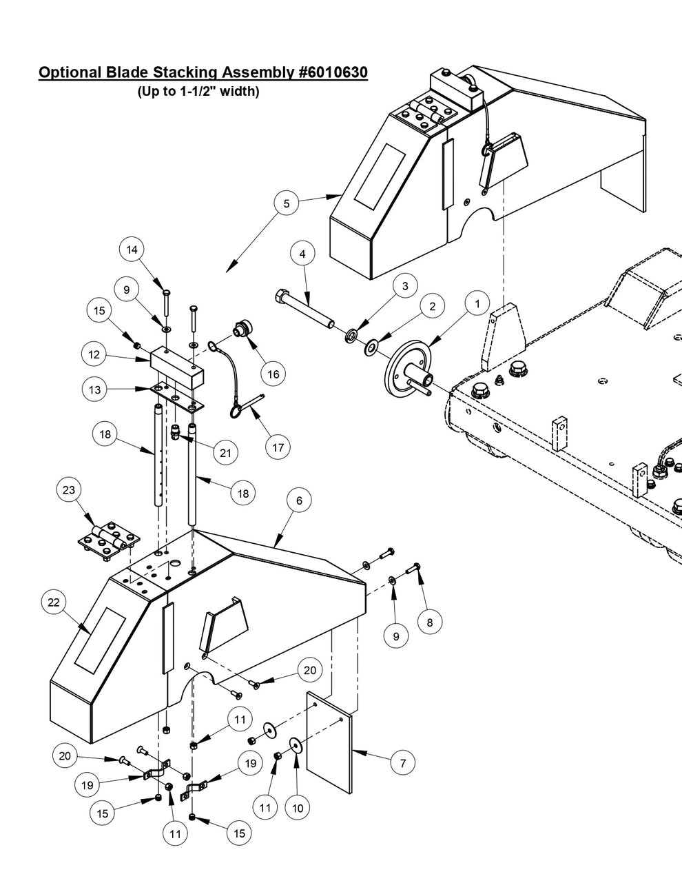 CC3538 JK Blade Stacking Assembly