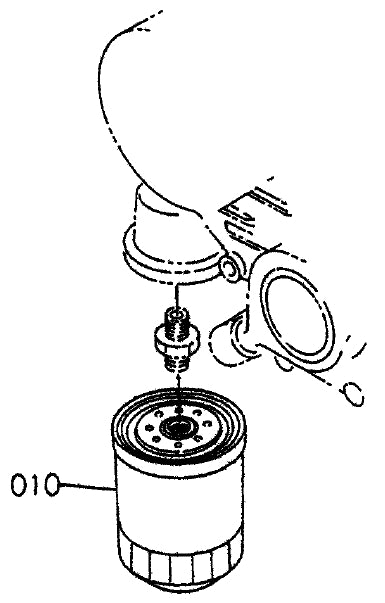 Oil Filter Assembly Parts for KD1800-KD6 Light Towers by Multiquip