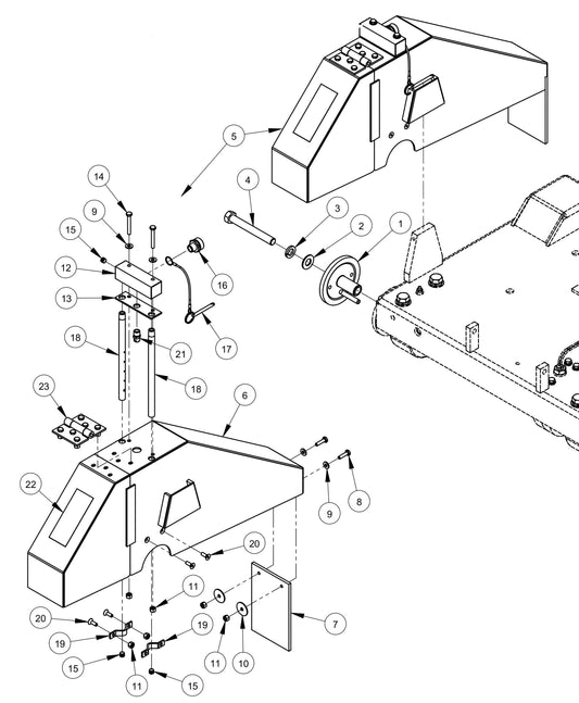 CC3500J Optional Blade Spacing Assembly Parts