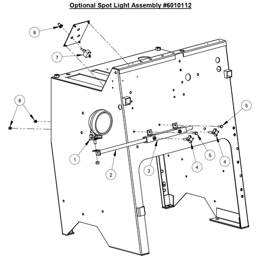 CC3535 Spot Light Assembly