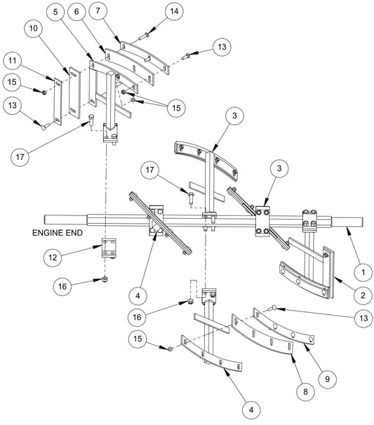 MM120 Paddle Assembly Parts By MBW