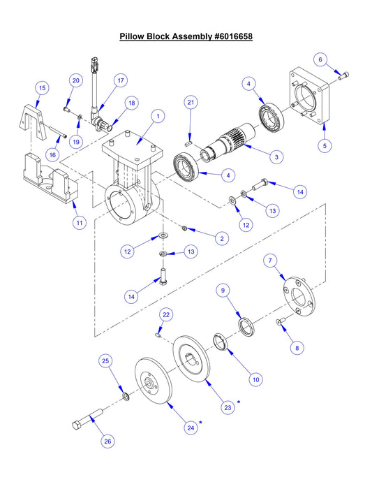 CC8574DD Pillow Block Assembly 