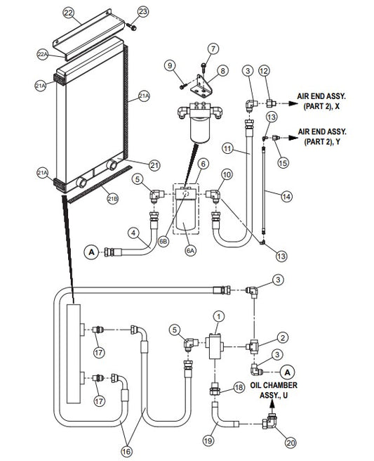 Piping 1 Assembly Parts-DIS100SSK4F KUBOTA D1005-E4B DIESEL ENGINE