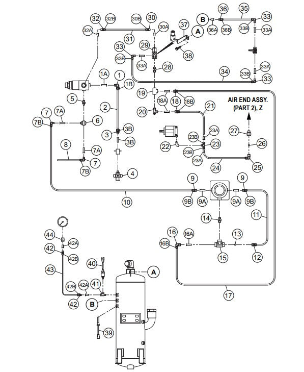 Piping 2 Assembly Parts-DIS100SSK4F KUBOTA D1005-E4B DIESEL ENGINE
