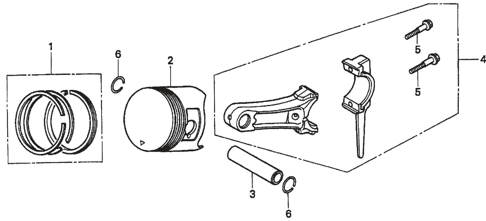 MVC80VH/VHW Piston/Ring Assembly Parts