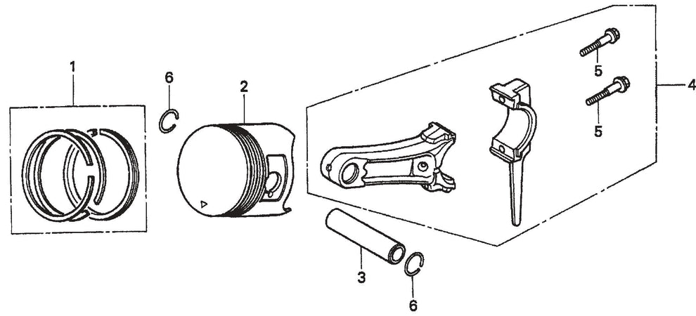 MVC80VH/VHW Piston/Ring Assembly Parts