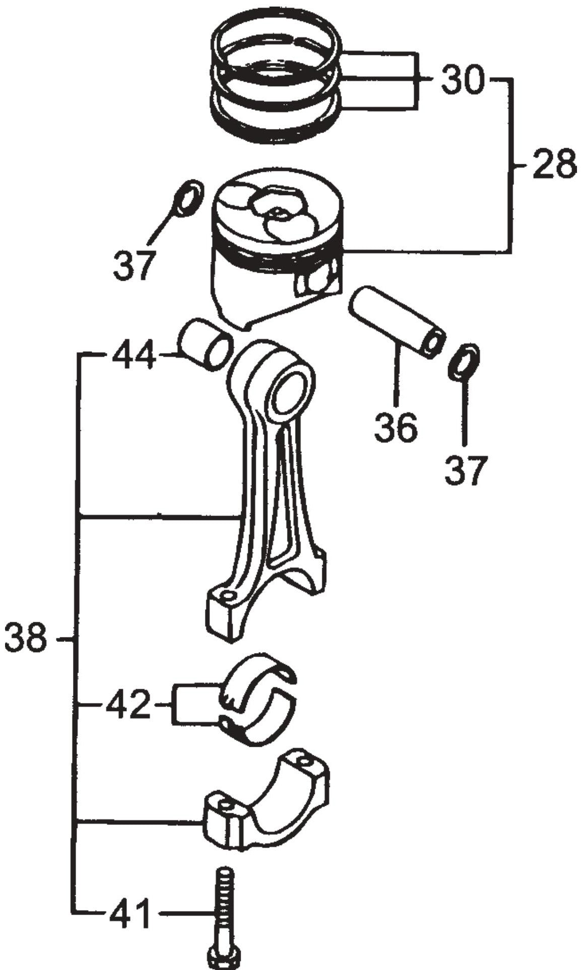 MVH206D L70V6GF1R1AA Piston Assembly Parts