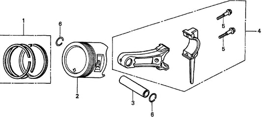 SP1G HONDA GX200UT2QXC9 Piston Assembly Parts