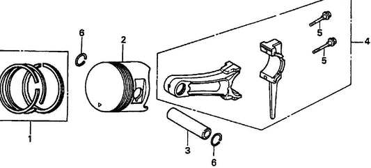 SP118 HONDA GX390U1QWT2 Piston Assembly Parts