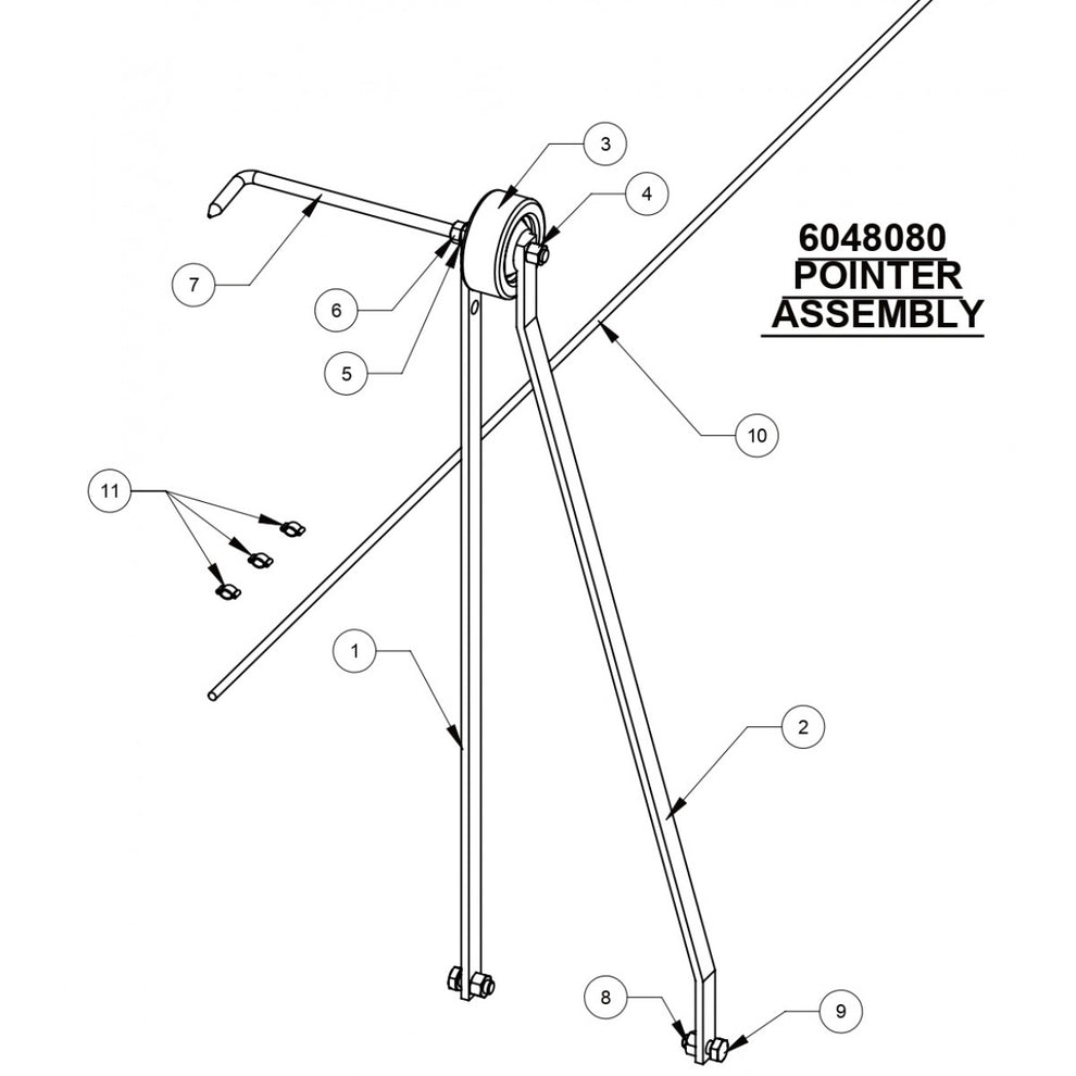 CC1113 Pointer Assembly Parts