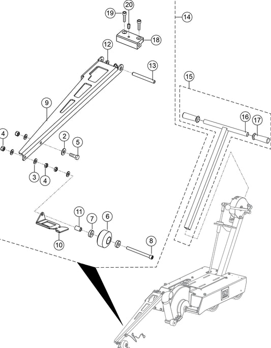SP1G Pointer And Handle Assembly Parts