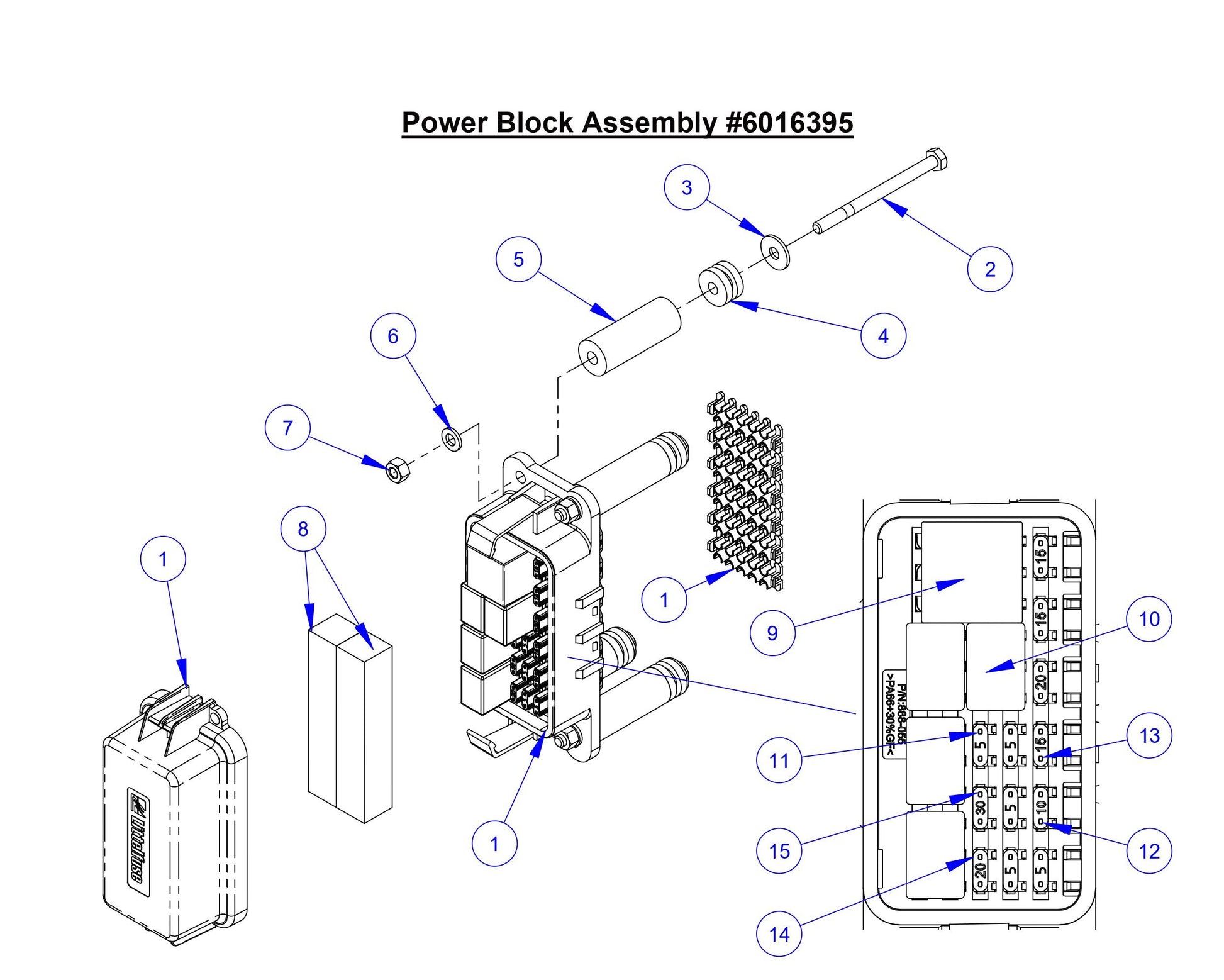 CC8574DD Power Block Assembly