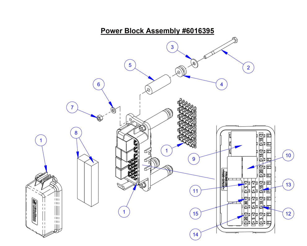 CC8574DD Power Block Assembly